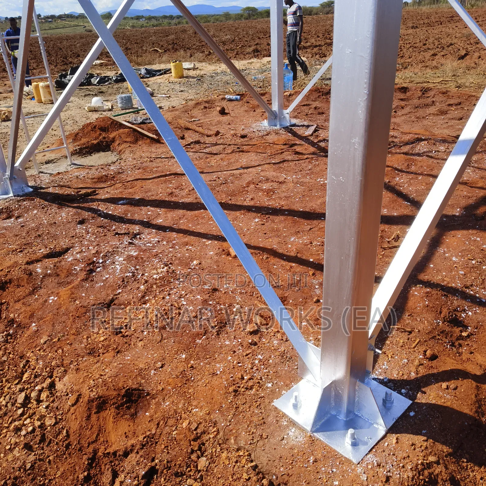 Heavy-Gauge Water Towers for Industrial Plants