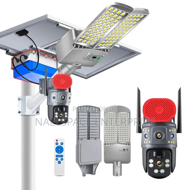 Smart 4g Solar-Powered CCTV Security Light. Mortion Sensor - thumbnail 2