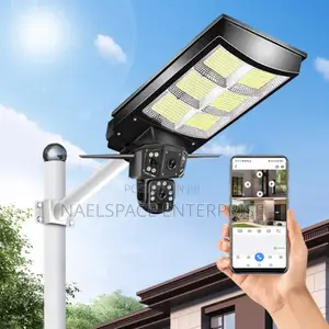 Smart 4g Solar-Powered CCTV Security Light. Mortion Sensor