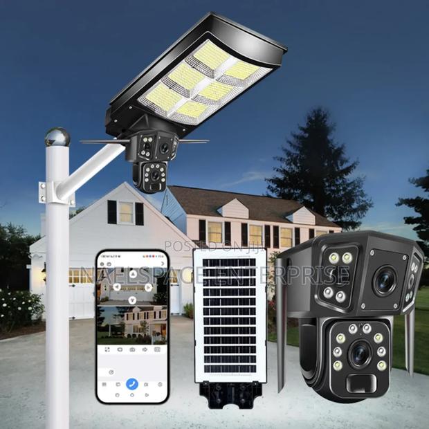 Smart 4g Solar-Powered CCTV Security Light. Mortion Sensor - thumbnail 7