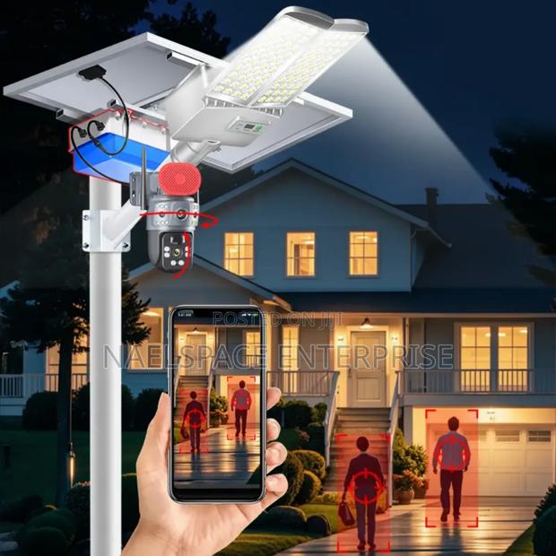 Smart 4g Solar-Powered CCTV Security Light. Mortion Sensor - thumbnail 9