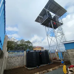 Steel Towers With Integrated Plumbing Water Pumping