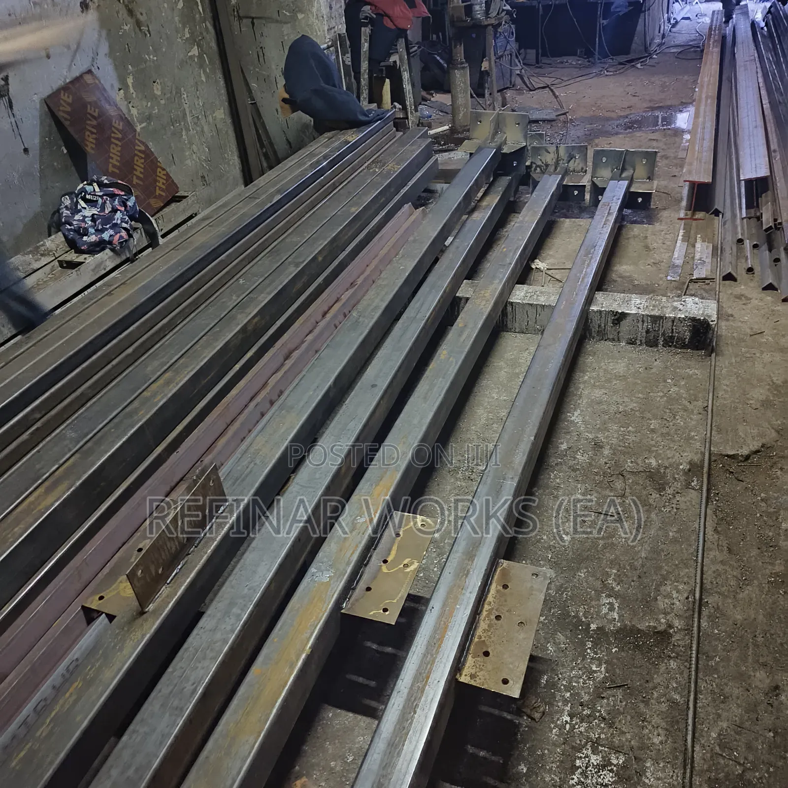 Steel Towers With Integrated Plumbing Water Pumping