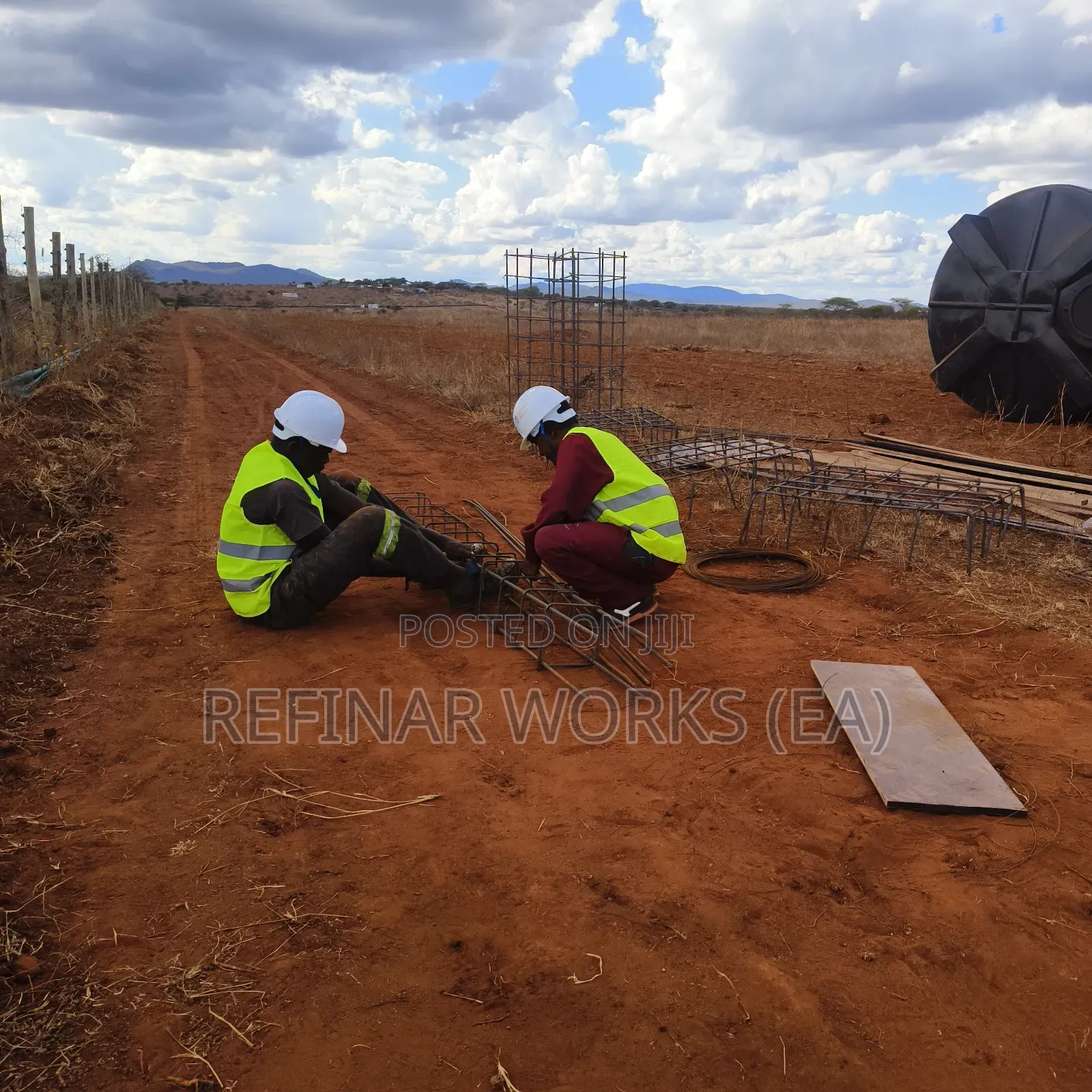 Steel Towers With Integrated Plumbing Water Pumping