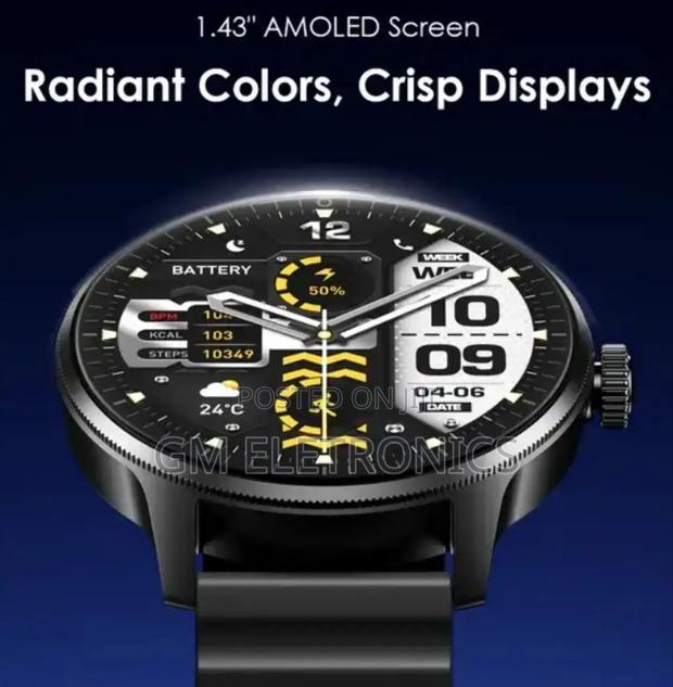 Watch 5r Pro 1.43" Amoled 2.5d Waterproof Ip68 Smart Watch. - thumbnail 3