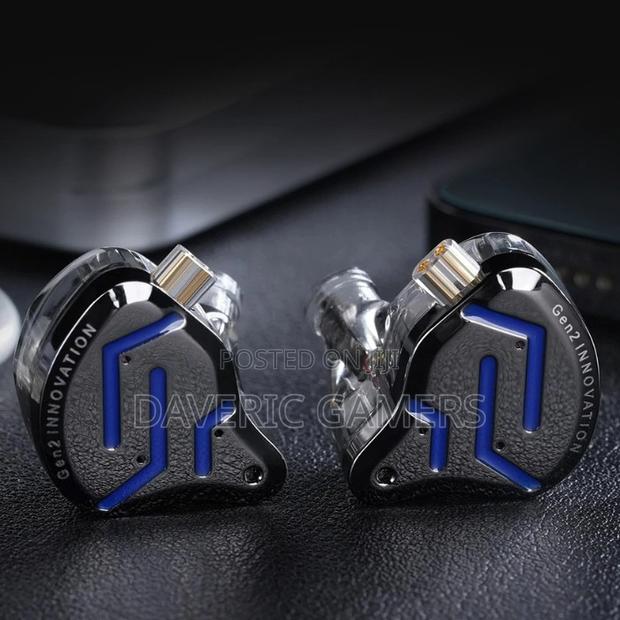 Kz Zsn Pro 2 Iem, 1ba+1dd Hybrid Drivers Bass Stereo Sound