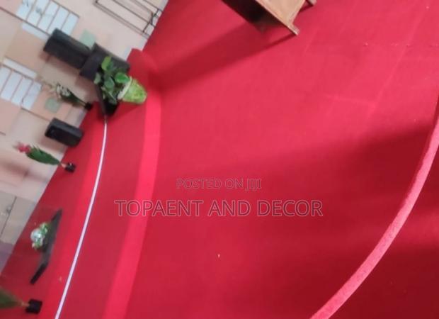 Pure Red Church Pulpit Wall to Wall Carpet - main view