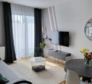 Black Window Curtains for Airbnb Living Room Windows
