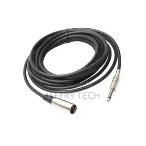 XLR 3pin Male to 6.35mm 14" TRS Male Mono Microphone