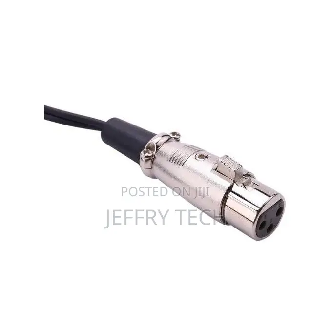 XLR Female Socket to Dual Mono 6.35mm 14 Inch Mono Male Jack