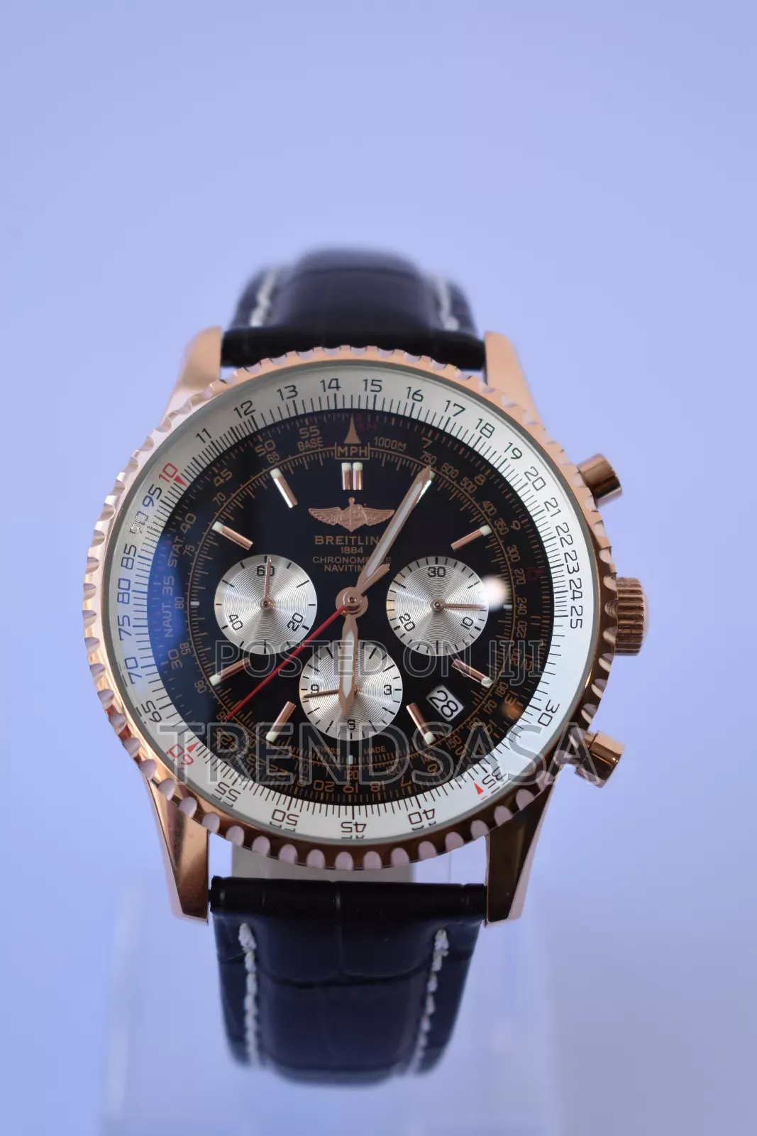 Breitling Navitimer Rose Gold Chronograph Watch