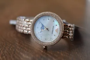 Emporio Armani Ladies Watch Iced Bezel