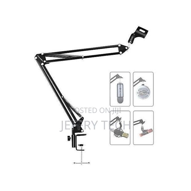 Studio Mic Stand - Scissor Arm - With Microphone Holder