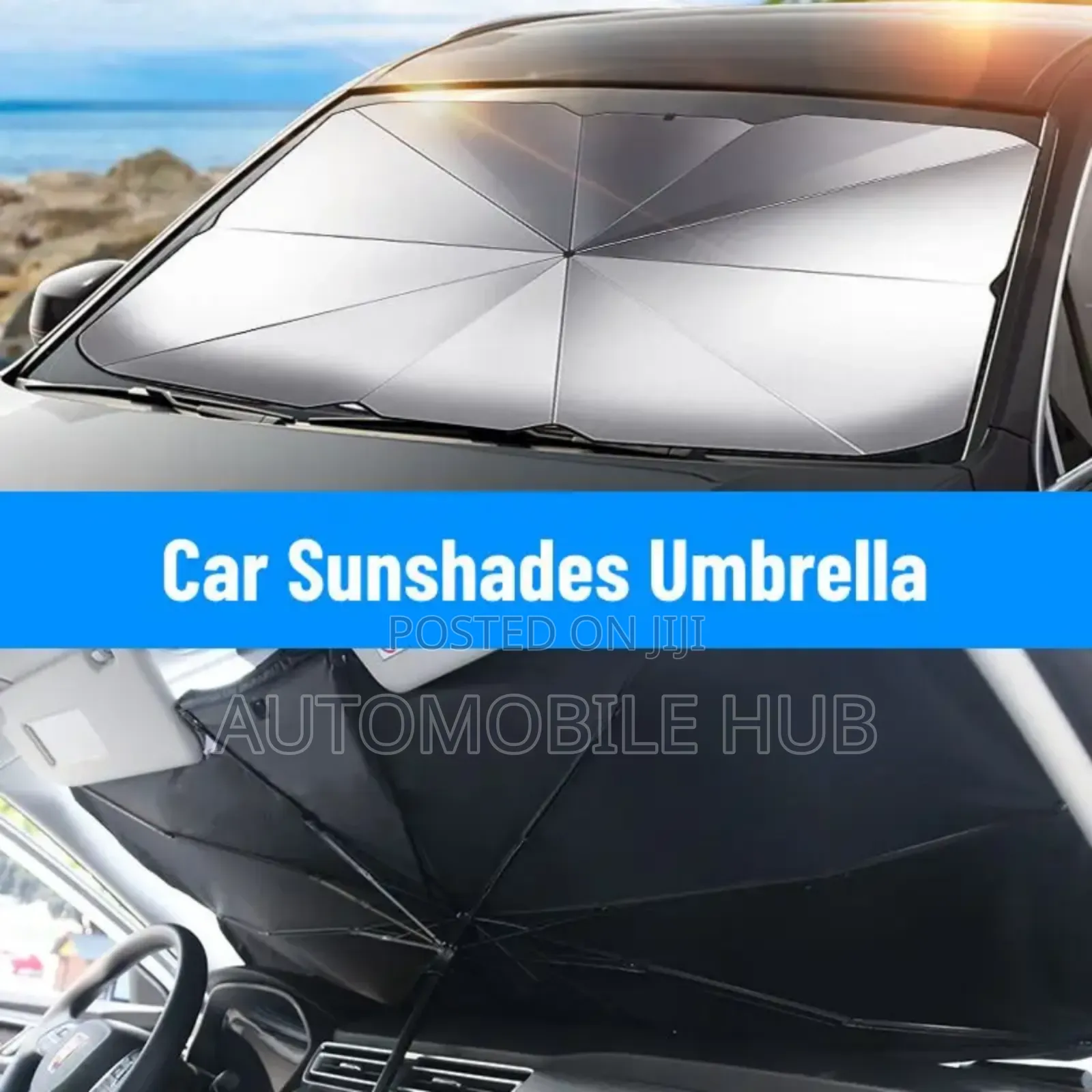 Car Umbrella Sunshade - Windscreen Sunvisors