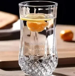 6 Pc Long Diamond Glasses