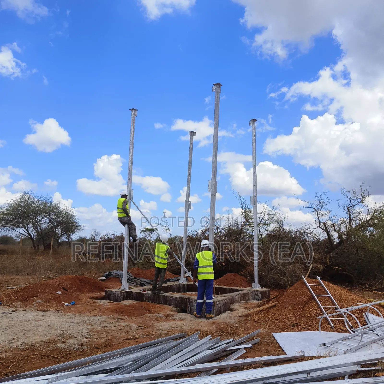 Precision-Fabricated Steel Towers for Water Storage