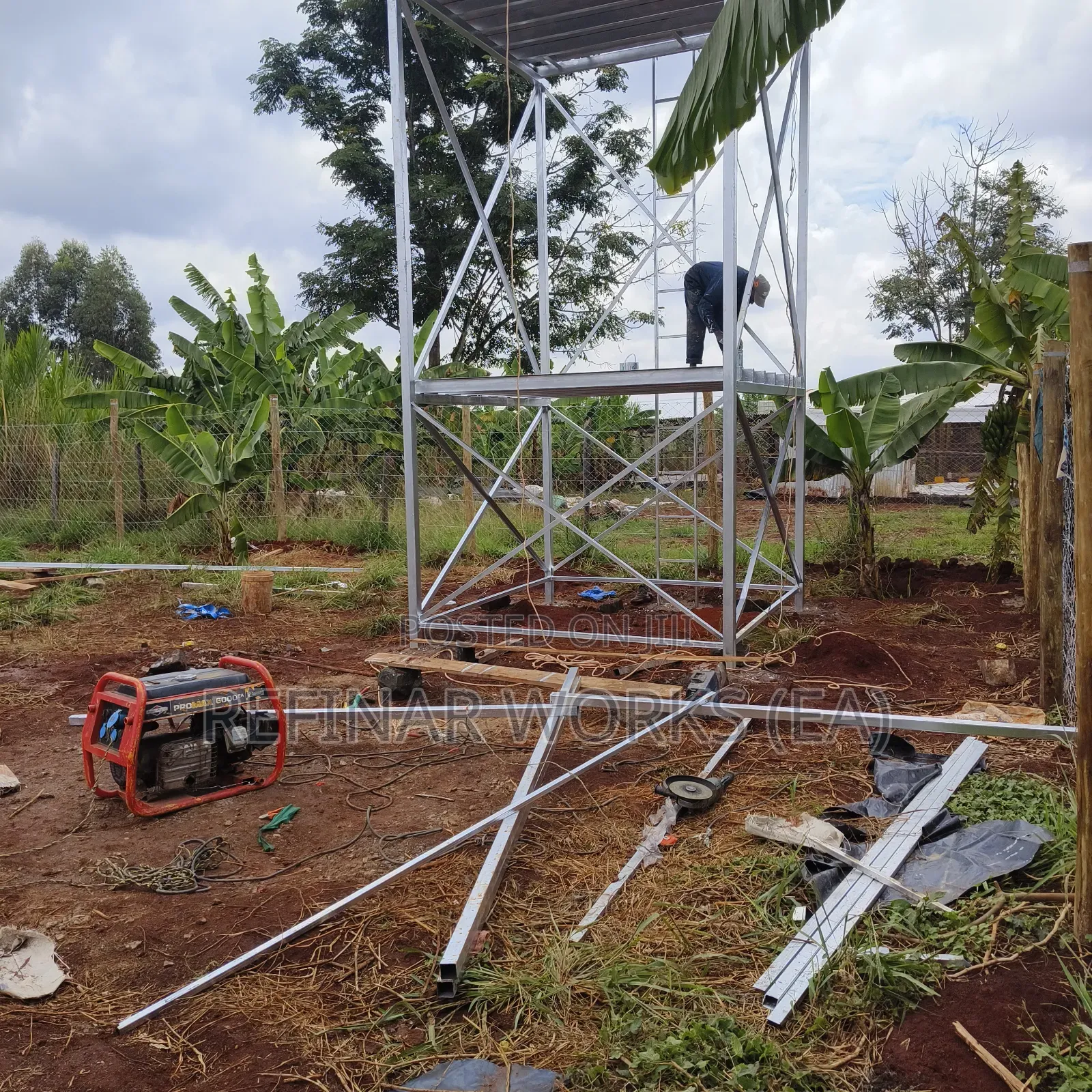 Precision-Fabricated Steel Towers for Water Storage