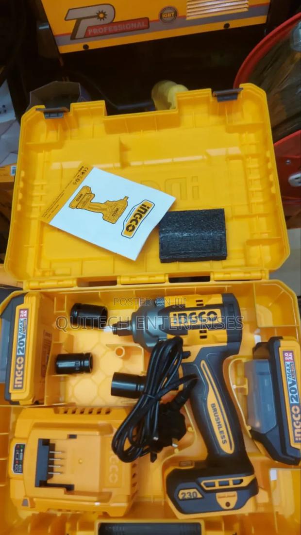 Cordless Ingco Impact Wrench Machine/20v Impact Wrench