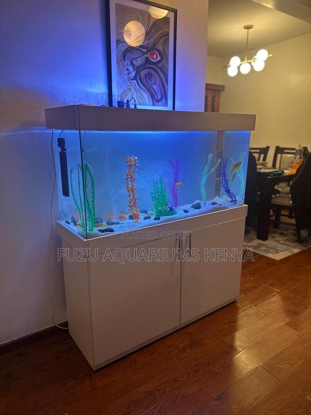 Aquarium Cabinet – With Fish, Filter Decor