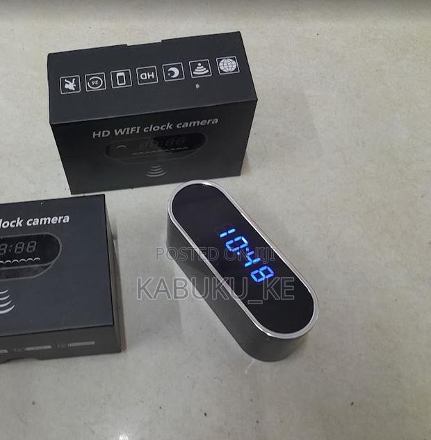 Spy Table Clock Camera (Wifi, Resolution)