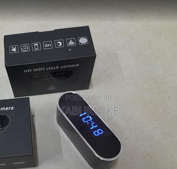 Digital Table Clock Camera Wifi - main view