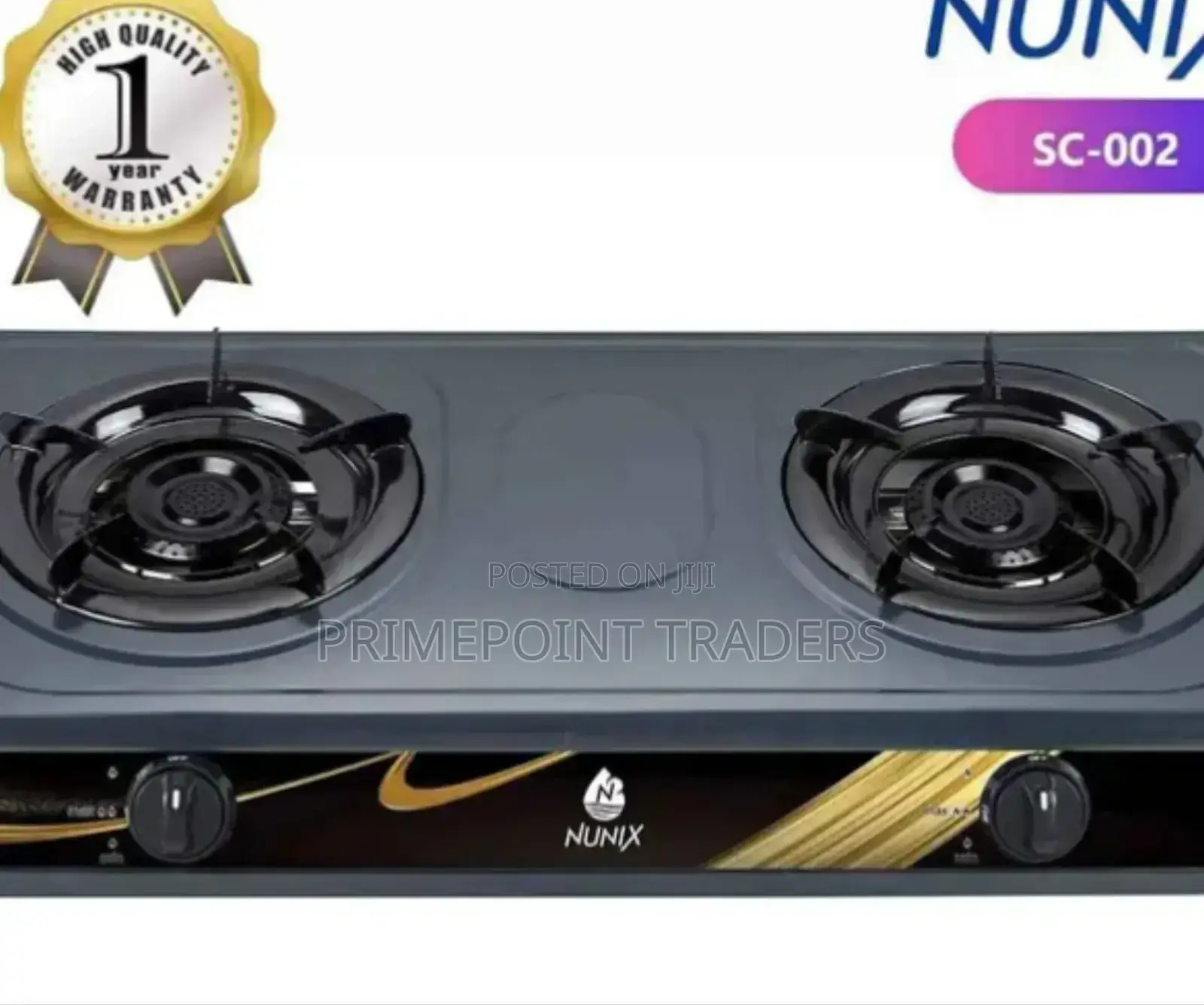 Table Top Double Burner (Nunix Sc-002) Stainless Steel