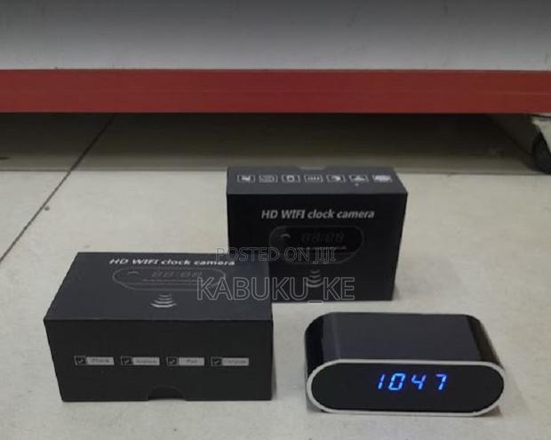 Wifi Table Clock Camera Hidden Spy Camera Wireless Nanny Cam