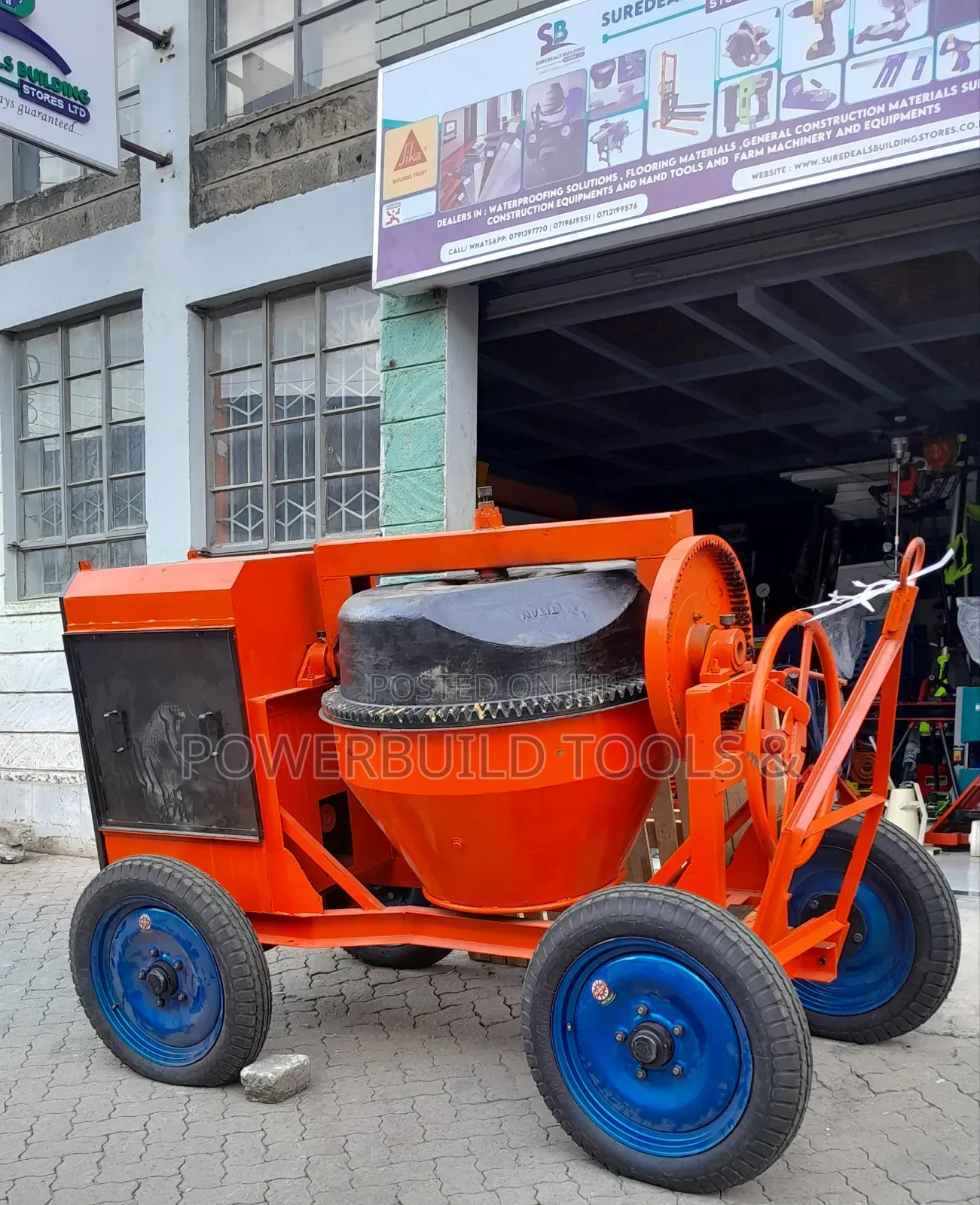 Titan Concrete Mixer 7.5hp Engine