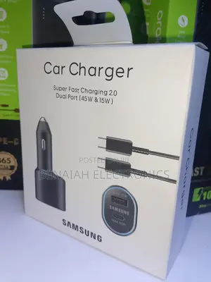 Phone Car Charger 45 Watts.Super Fast Charging (Dual 45 25)