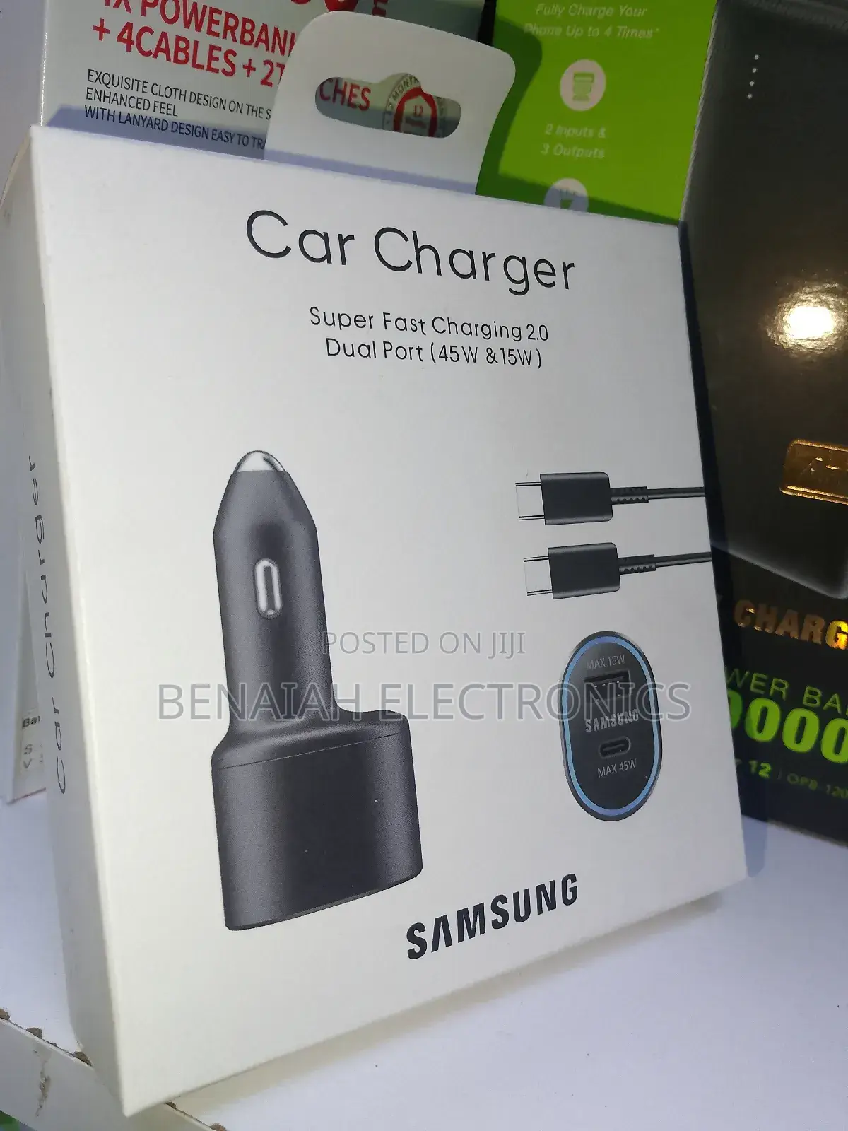 Phone Car Charger 45 Watts.Super Fast Charging (Dual 45 25)