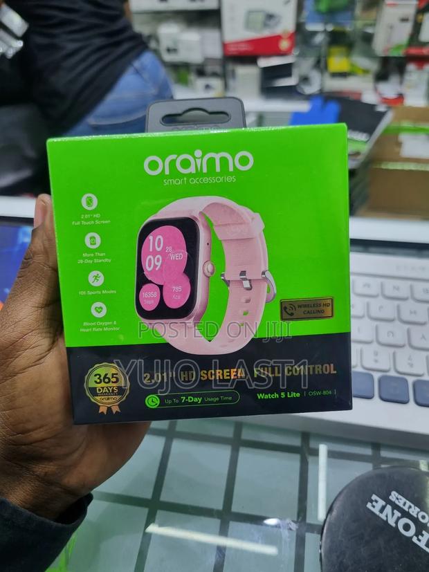 Oraimo Watch 5 Lite 2.01" Hd Ip68 Smart Watch