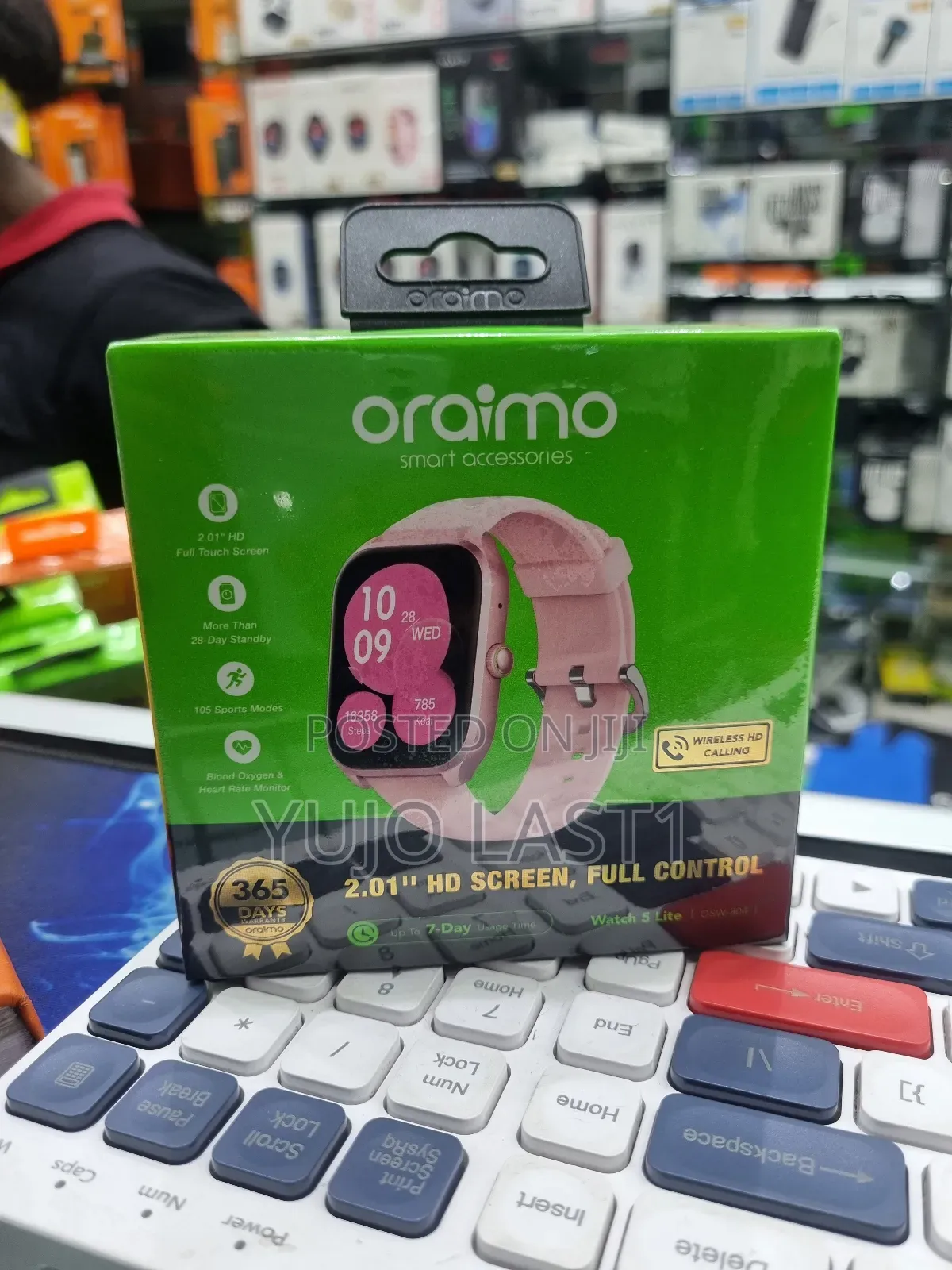 Oraimo Watch 5 Lite 2.01" Hd Ip68 Smart Watch