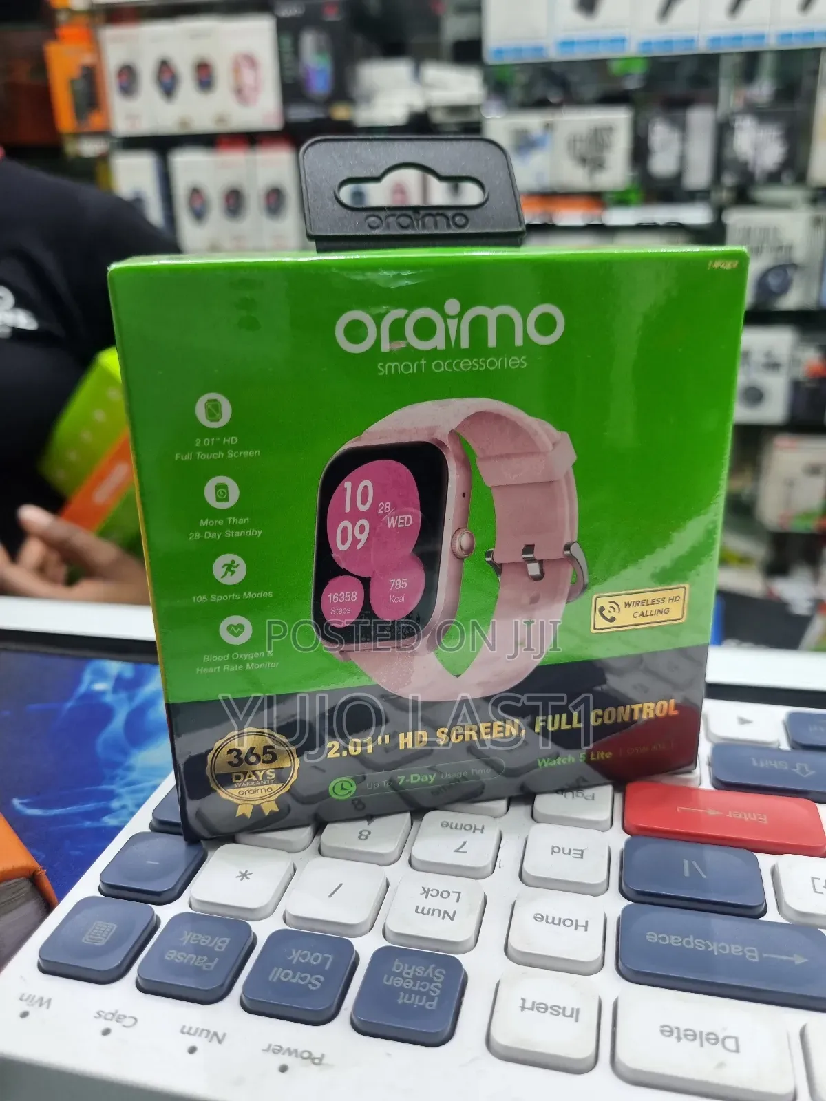 Oraimo Watch 5 Lite 2.01" Hd Ip68 Smart Watch