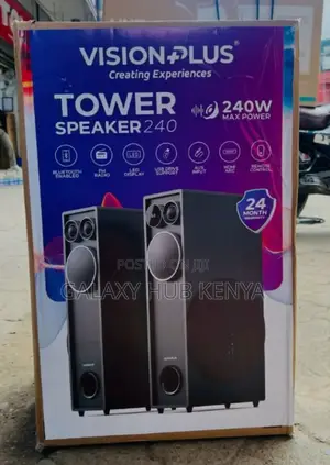 Vision Plus Tower 2.1ch Speakers 240w