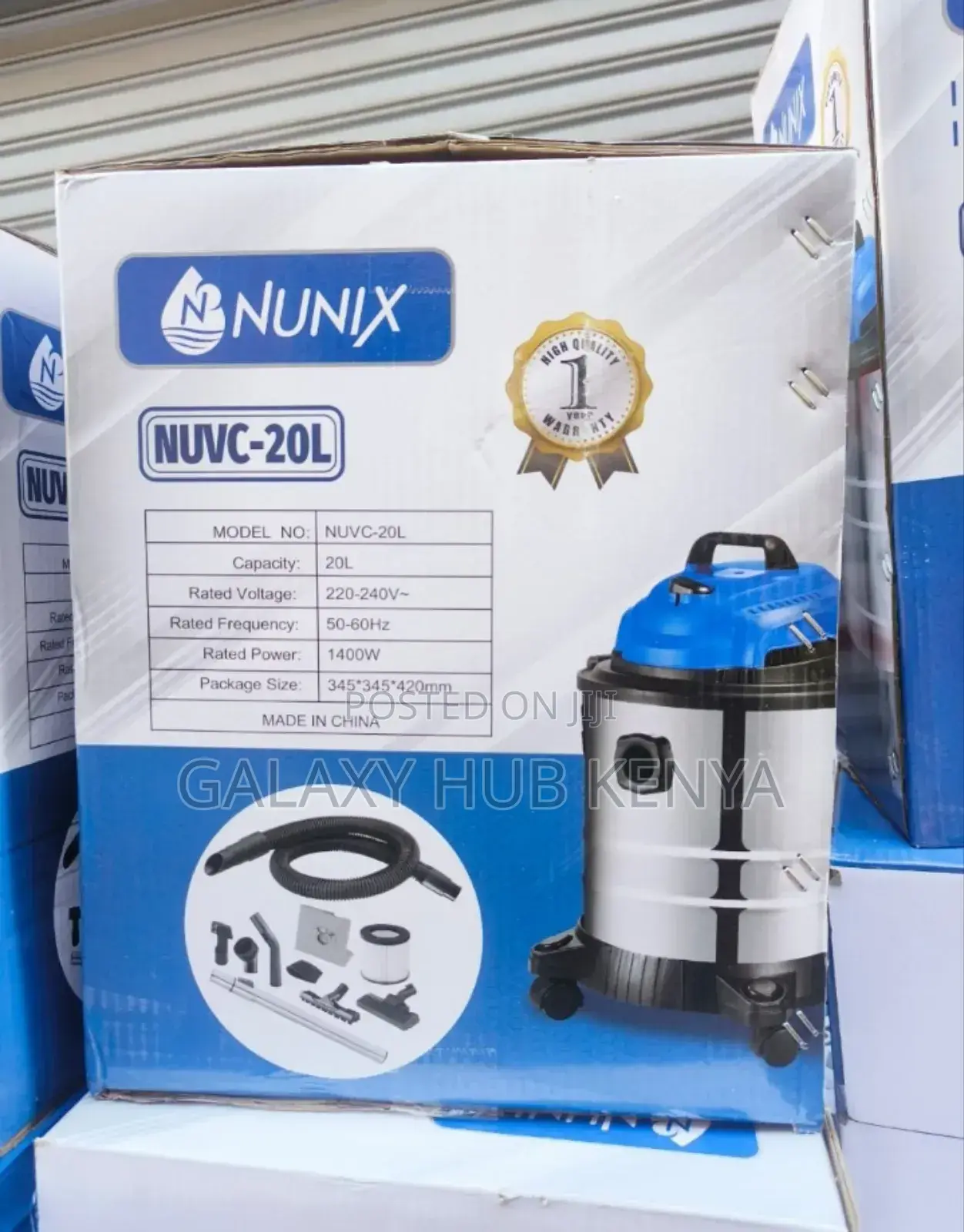 Nunix 20l Wet and Dry Vacuum Cleaner