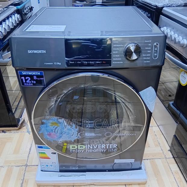 Skyworth 12/8kg Inverter Front Load Washing Machine