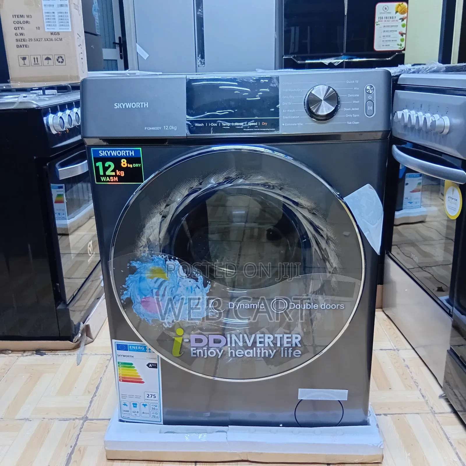 Skyworth Wash and Dry Washing Machine – 12kg
