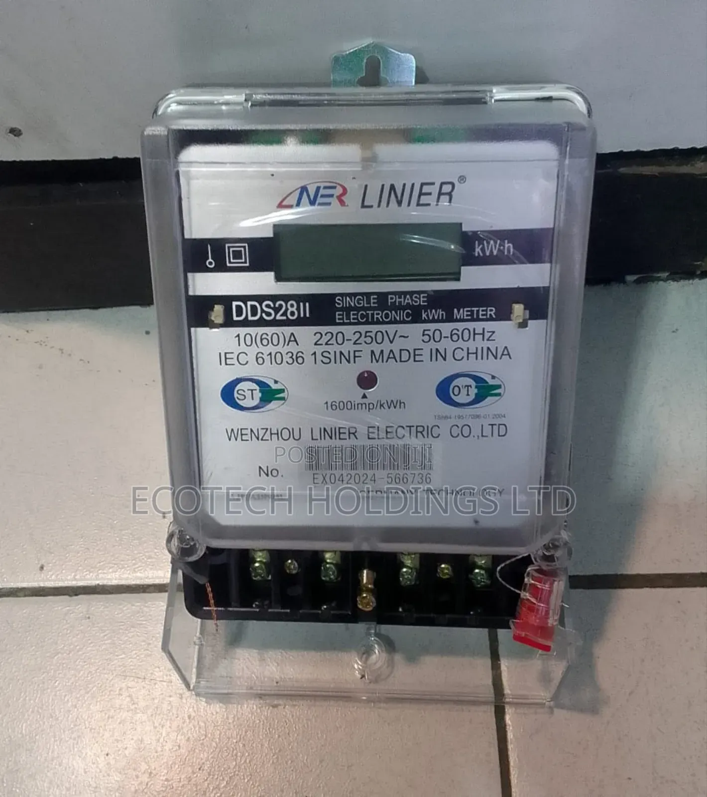 Linear Single Phase Electronic Sub Meter
