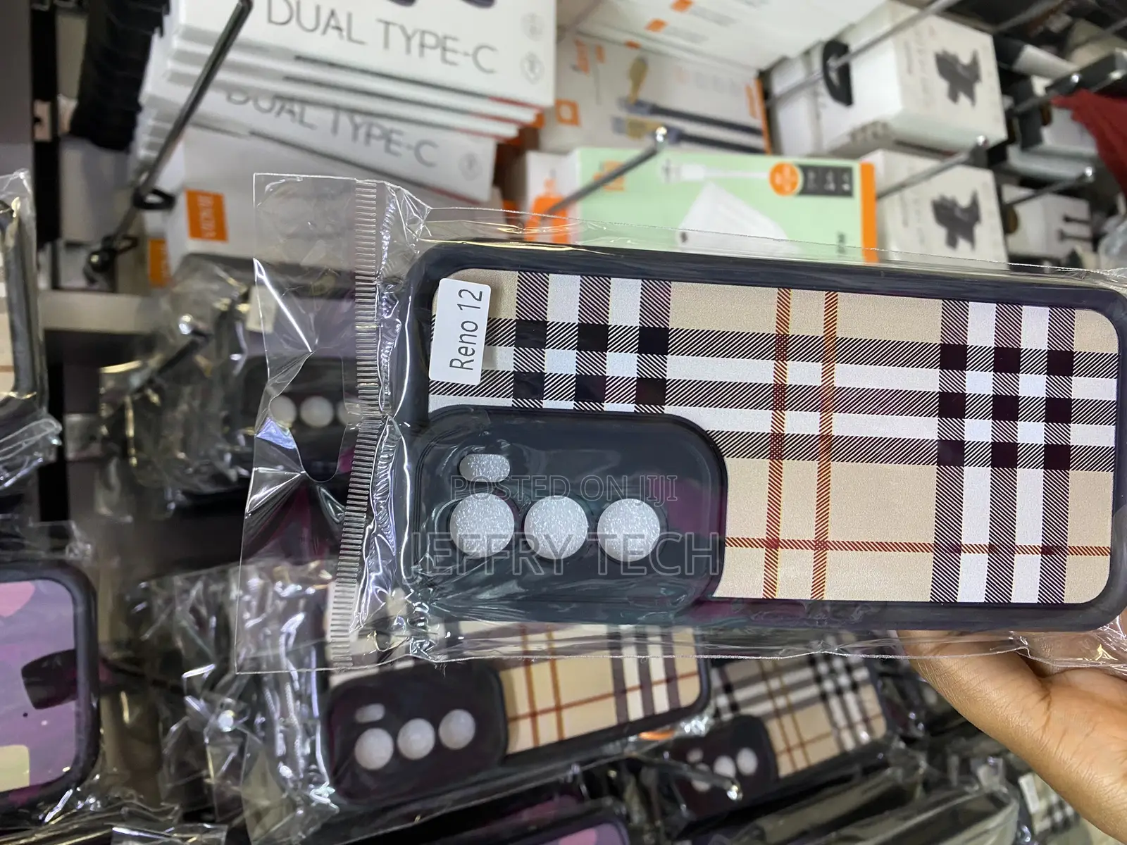 Casely Checkered Gingham Check Me Oppo Reno Case