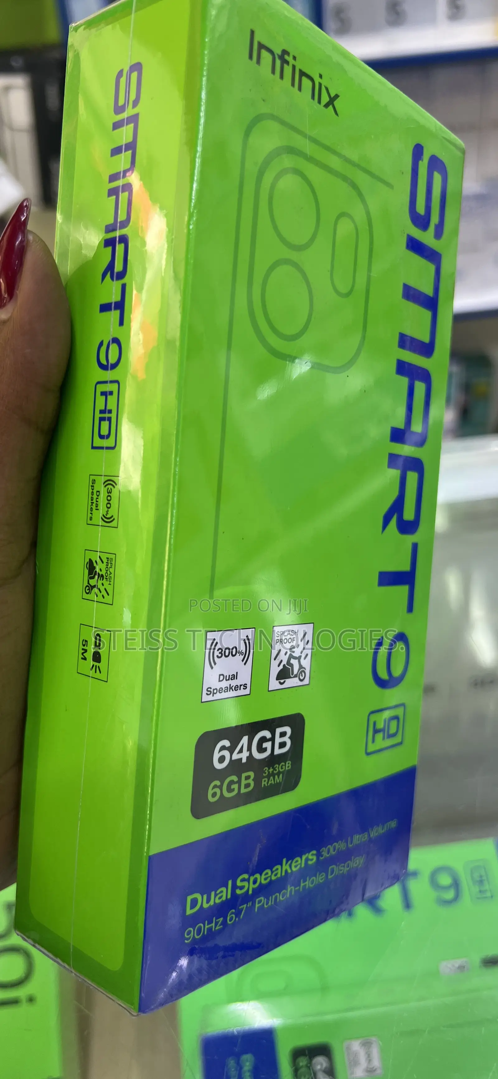 New Infinix Smart 9 64 GB Black