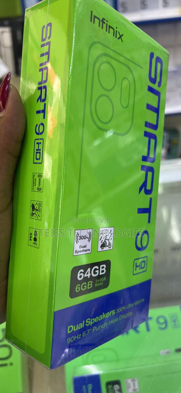 New Infinix Smart 9 64 GB Black - thumbnail 4