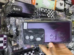 Tartan Plaid Smile Case for Oppo Reno 11 Pro-Purple