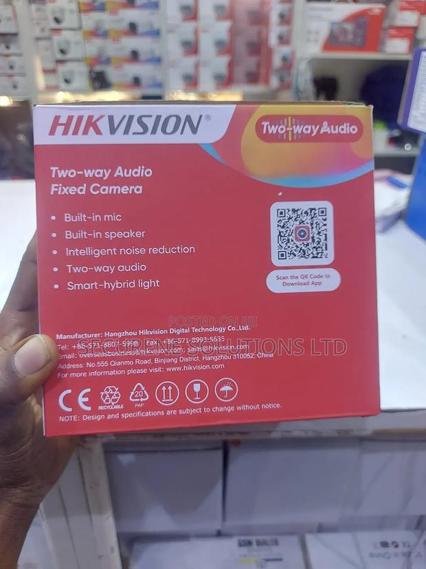 Hikvision 2mp Two Way Audio Siren Fixed Pt Camera - thumbnail 2