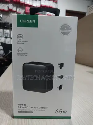 Ugreen 65w Usb C Charger Nexode 3 Port Travel Gan Adapter