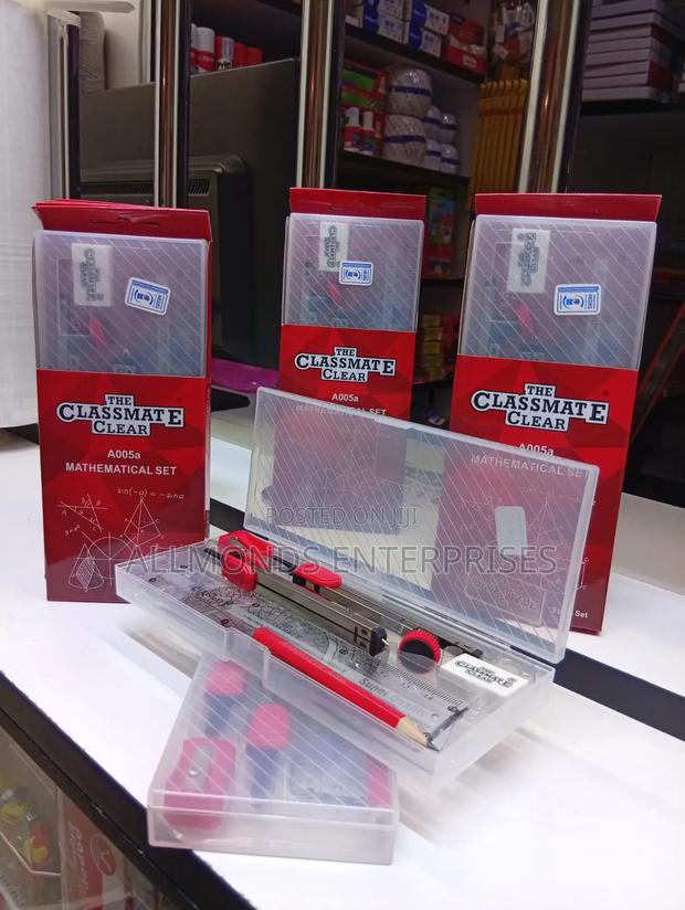 Clear/ Plastic Mathematical Set- Classmate - main view