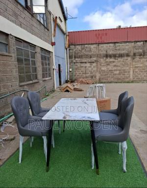 Leather Dining Chairs With Strong Dining Table - thumbnail 2