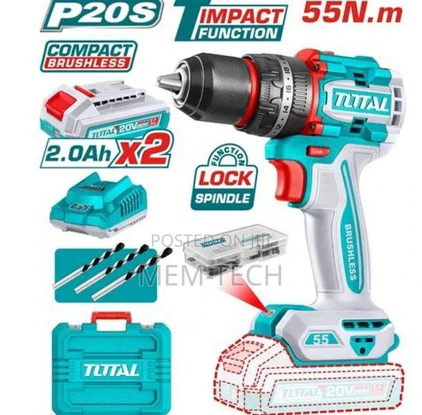 Total Tidli20558 Compact BrushlessCordless Impact Drill - main view