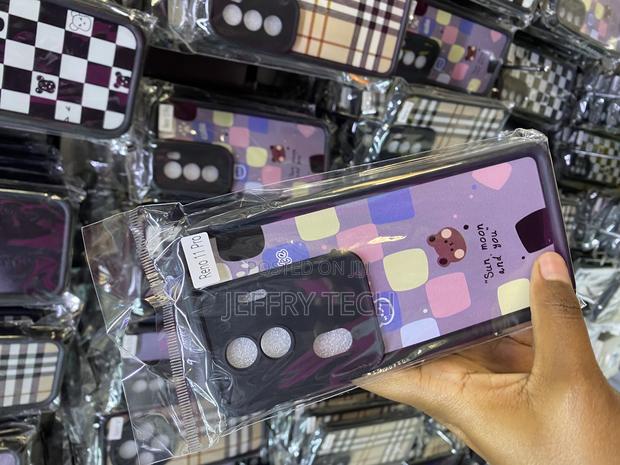 Gingham Checkered Girly Purple Case for Oppo Reno 11 Pro - thumbnail 3