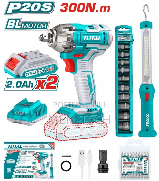 Total Tosli23048 Cordless 2 PCS Combo Kit 400nm