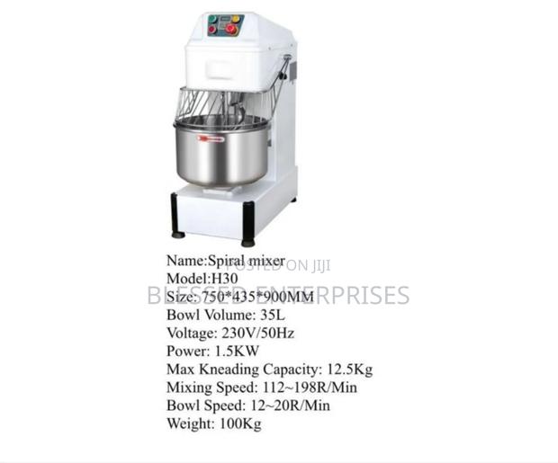 Modern 35l Spiral Mixer Machine - main view